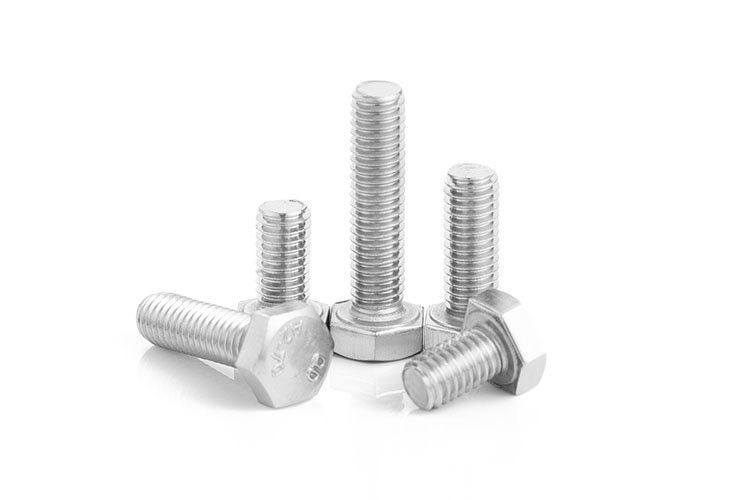 304不銹鋼外六角螺絲M4|M5|M6|M8 DIN933廠(chǎng)家批發(fā)全牙六角螺栓