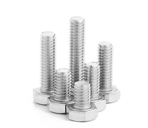 304不銹鋼外六角螺絲M4|M5|M6|M8 DIN933廠(chǎng)家批發(fā)全牙六角螺栓